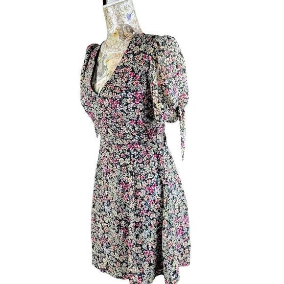 Dynamite Floral Ditsy Cottagecore Boho Short Dress NEW - Picture 5 of 12